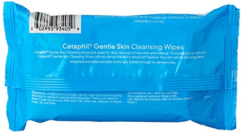 Panos de limpeza de pele suave para a pele para a pele seca e sensível, lenços de limpeza do rosto, 25 ct.
