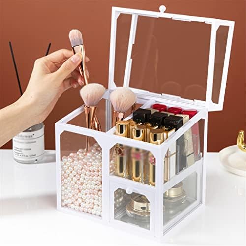 Scdzs Cosmético Lipstick Portador Organizador da tona de maquiagem Brush Pearl Caixa de armazenamento de maquiagem