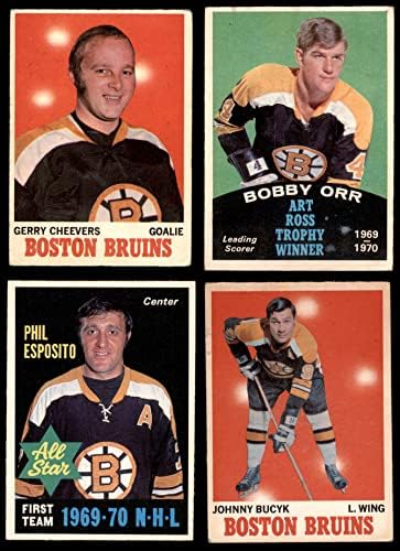 1970-71 O-PEE-Chee Boston Bruins, perto da Team Set Boston Bruins VG+ Bruins