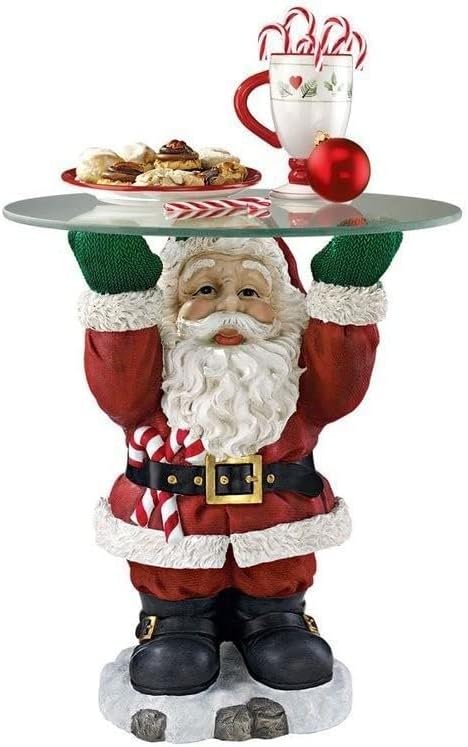 Eesll Rack de sobremesa Decorações de Natal Double Plate Snack Bowl Stand de árvore de Natal Stand