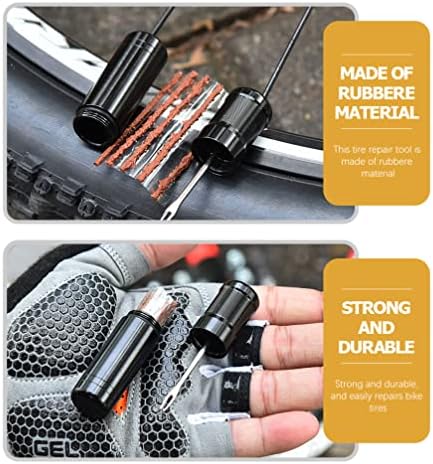 Acessórios para motocicletas Besportble Acessórios de ciclismo 1 Conjunto de reparo de borracha Fixando o kit de plugue de