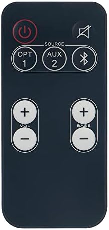 Econtrolly Substitua o ajuste do controle remoto para Polk Audio DSB1 FR1 RE9520-1 D581 RE95201 Sistema de alto-falante da barra de