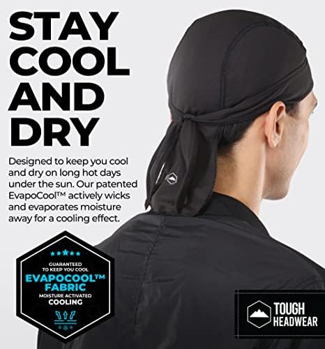 Liner de capacete de refrigeração - Faça uma tampa do crânio para homens - lenço de cabeça, bandana, envoltório de cabeça, gorro para motocicleta, ciclismo, esportes