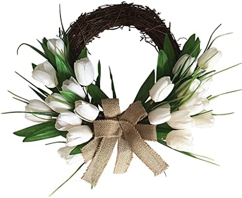 Zhyh Door White Lintel Wreath Door Wall Hallgings Home Wedding Windows Decorações