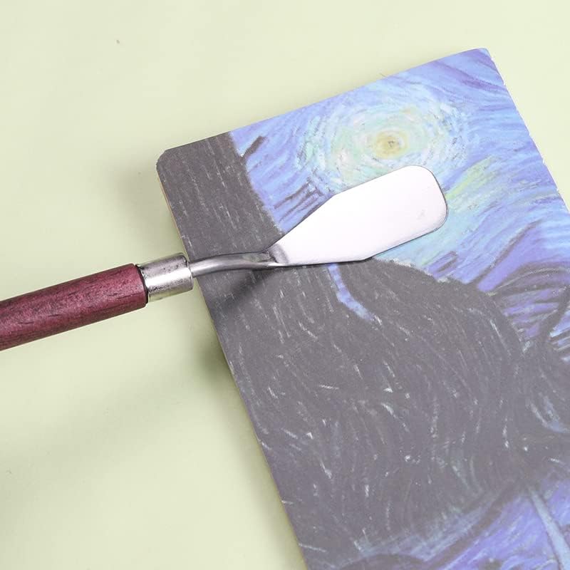 3pcs/conjunto de aço inoxidável pintura a óleo Facas de pintura artesanal artesanato espátula paleta faca pintura a óleo