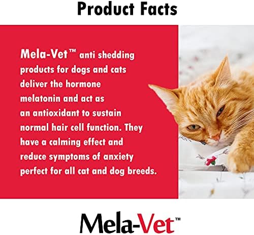 Melatonina Melatonina Melatonina Melatonina para Cães e Catos - Ajuda a reduzir o estresse e a tensão - suplementos anti -derramamento