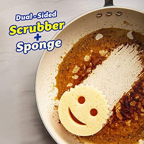 Scrub Daddy Scrub Mommy - Esponja de prato de prolongamento sem propósitos - BPA Free & Feed com espuma de polímero - esponja