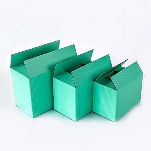 Shukele lphz914 5pcs/10pcs caixa de embalagem verde armazenamento corrugado armazenamento de jóias pequenas caixas de