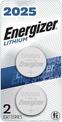 Bateria de Energizer, baterias de células de moeda de 3V de lítio, as embalagens podem variar, preto, 2 contagem