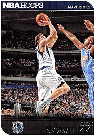 2014-15 Panini Hoops 192 Dirk Nowitzki Dallas Mavericks Official NBA Basketball Trading Card em condição bruta