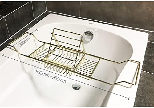 Gretd Bathtub Plante de banheira de aço inoxidável de aço inoxidável Bandela de bandeja de bandeja de bandeja de aço inoxidável Ferramentas de banheiro multifuncional Toalha