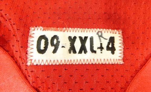 2009 San Francisco 49ers Tony Wragge 69 Game usou camisa de prática vermelha xxl 2 - Jerseys de jogo NFL não assinado usados