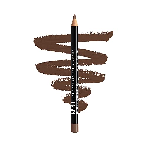 NYX Professional Makeup Slim Lip lápis, delineador cremoso duradouro - Espresso