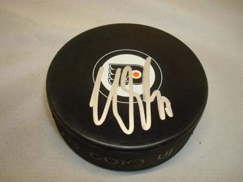 Claude Giroux assinou o Philadelphia Flyers Hockey Puck PSA/DNA CoA 1A autografado - Pucks NHL autografados