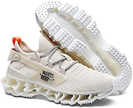 Ahico Mens Running Sneakers Sapatos de caminhada Mesh Mes