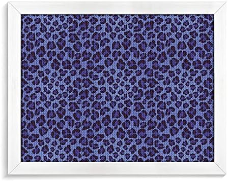Blue Leopard Print Redonda Kit de pintura de diamante Arte de lona full drill com quadro presente de decoração de parede doméstica