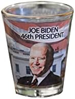 Gurus do tesouro TG, LLC 46º Presidente Potus Joe Biden VP Kamala Harris Shot Comemoration Glass Collectible Barware