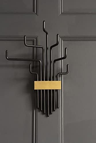 Black & Gold Wall Monthed Tubs Coat Hook Creative Interior Rating Arms Rack Industrial Coat Rack