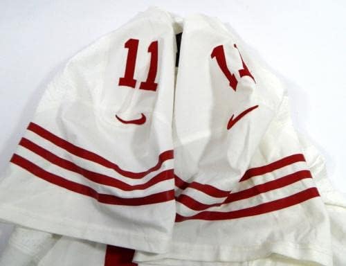 2012 San Francisco 49ers 11 Jogo emitiu White Jersey 46 99 - Jerseys de jogo NFL não assinado usado