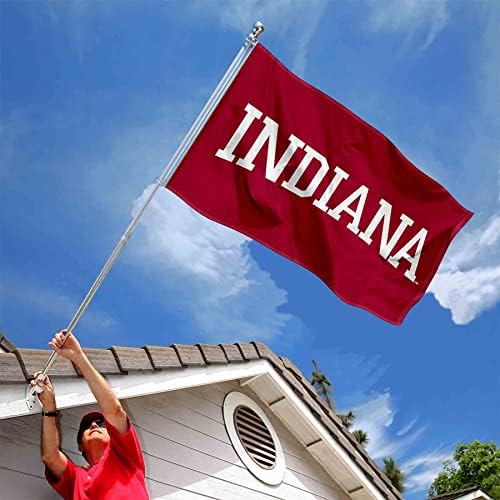 Flags e Banners da faculdade Co. Indiana Hoosiers 3x5 Flag
