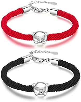 2pcs fofos tecer tecer corda de corda pulseira