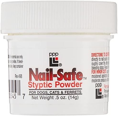 Produtos para animais de estimação profissionais Nailsafe Styptic Powder .5 oz