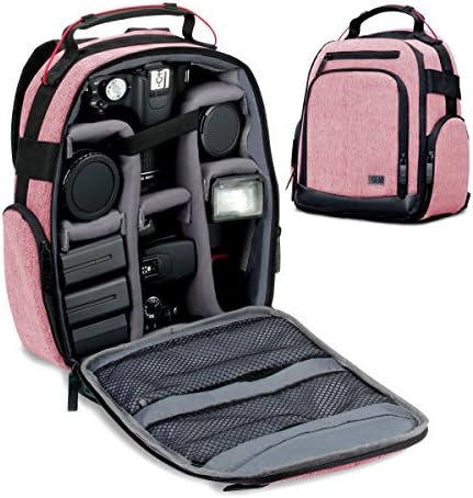 Backpack da câmera portátil de equipamento dos EUA para DSLR com divisores de acessórios personalizáveis, fundo resistente ao