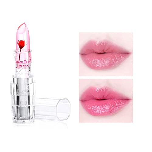 Diamond Diamond Bit Bit Spring Limpa de cristal Lipglell Lips Lips Geléia Alteração Balm de temperatura Li lábio
