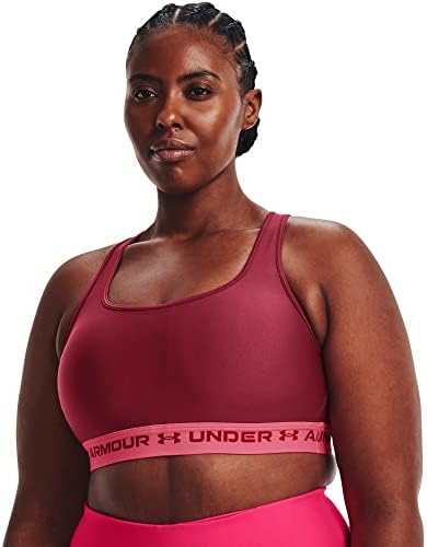 Under Armour Women's Crossback Mid Impact Sports Bra