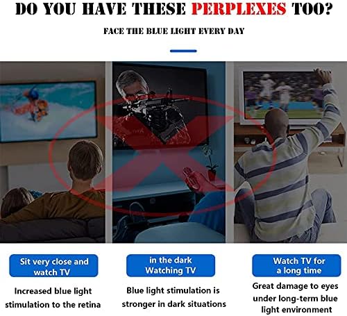 Kfjzgzz Anti-azul Luz/anti-Glare Protector de tela HD alivie o filme protetor de fadiga ocular para LCD/LED