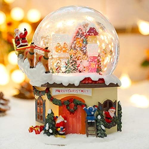 DBLQ Santa Claus Crystal Ball Caixa de música