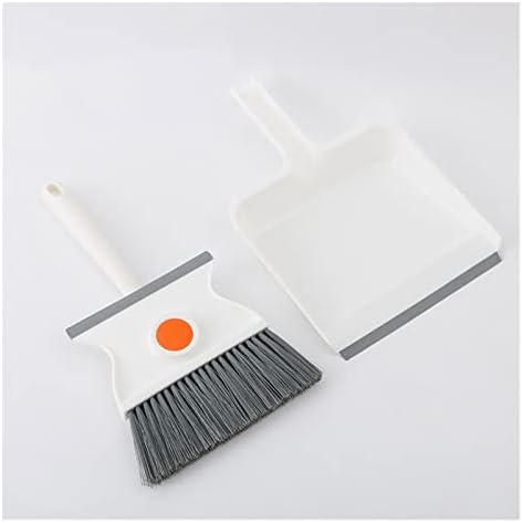 Razzum Solid Broom e Dustpan Conjunto de lixo molhado e seco de cabelo macio de vassoura Dustpan Conjunto de artefato