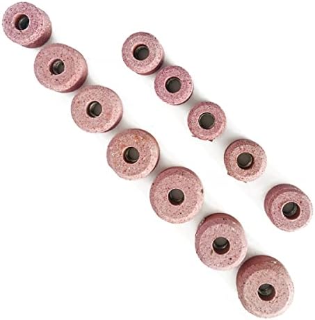 12 PCS Sioux Seat Setinging Stones/Wheels para Sioux Holder 11/16 Thread 80 Grit