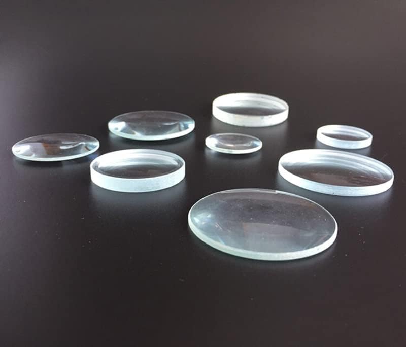 Equipamento de microscópio de laboratório 30mm 40mm 50mm de vidro óptico lente de vidro convexo duplo, distância focal 50mm 75mm