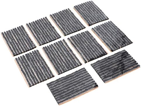 Plugue de reparo de pneus de 100pcs, faixa de vedação de borracha de pneus sem câmara de câmara de câmara de 100x3 mm, adesivo