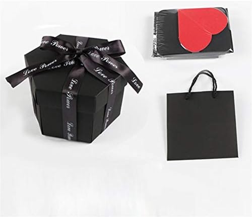 Aosuai Wedding DIY Surpresa Love Gift Boyfriend Propõe adereços Álbum de fotos Decorativo do álbum de fotos