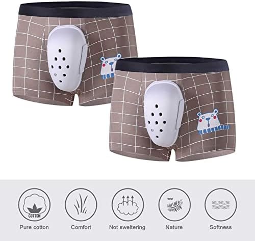 Izzya 2pcs Após a circuncisão, roupas íntimas protetoras para crianças prevenirem a finse de fricção capa boxershorts aliviam