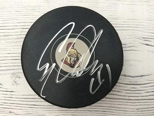 Craig Anderson assinou autografou os senadores de Ottawa Hockey Puck PSA DNA COA B - Autografado NHL Pucks