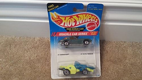 Hot Wheels 1995 Krackle Car Series 2-Pack, 1 Sharkruiser, Janela dividida 3 '63, G14E6GE4R-GE 4-TEW6W294753