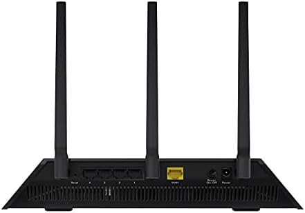 NetGear Nighthawk AC2400 Router: Wi-Fi de feixe rápido para jogos, streaming 4K UHD. 2400Mbps, 2500 pés quadrados,