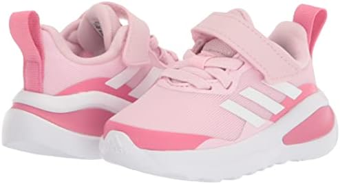 tênis de corrida adidas Fortarun, tom rosa claro/branco/rosa, 13 nós unissex pequena criança