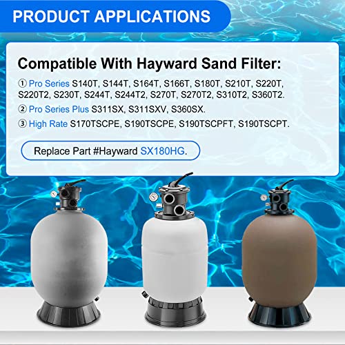 2PCS SX180HG Captura de drenagem e substituição da junta para o filtro de areia Hayward - kit de tampa de drenagem compatível com