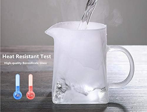 Bule de vidro com infusador, 820ml/29 oz de chaleira de chá de borossilicato com infusor para chá de folhas soltas, microondas e fogão