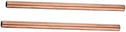 Tubo de cobre de tubo redondo de cobre de cobre vermelho unifizzz t2 13 mm od 1mm espessura de parede de 200 mm tubo de tubo reto de comprimento de 200 mm para modelos de moldura de decoração de decoração de rascunho diy hobby 1 pcs