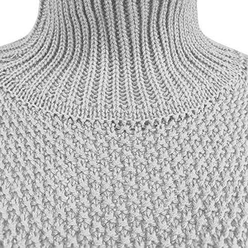 Trebin suéteres para mulheres tricotadas, suéter de manga comprida feminina Sweater Sweater Skeleton Feminino Casual Oversize Knit