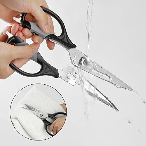 BBSOL Kitchen Scissors Pesados ​​- tesouras de cozinha Multiuso - tesoura de qualidade premium de aço inoxidável - lava -louças