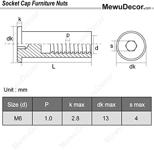 Postagem de parafuso ajuste para falha de 5/16 , machos m6 x 16mm parafusos de fivela de fivela de fivela parafusos de mobília, 304 aço inoxidável 18-8, 10 conjuntos