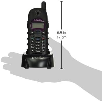 ENGENIUS TECNOLOGIAS DURAFON-SIP-HC 900 MHz Frequency, telefone fixo de 1 mão, preto