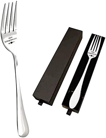 Valentine Gift to Our Care Mom Mandelware Gravado Fork de Melhor Presente para o marido Madame Family and Friends Tableware Printing