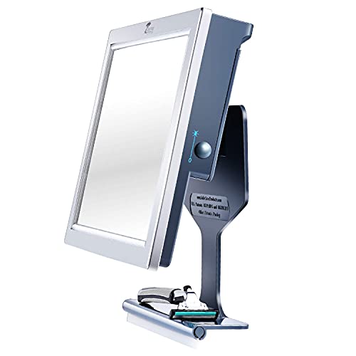Produtos Toilettree Deluxe LED Mirror de chuveiro sem nevoeiro e relógio de chuveiro digital do banheiro